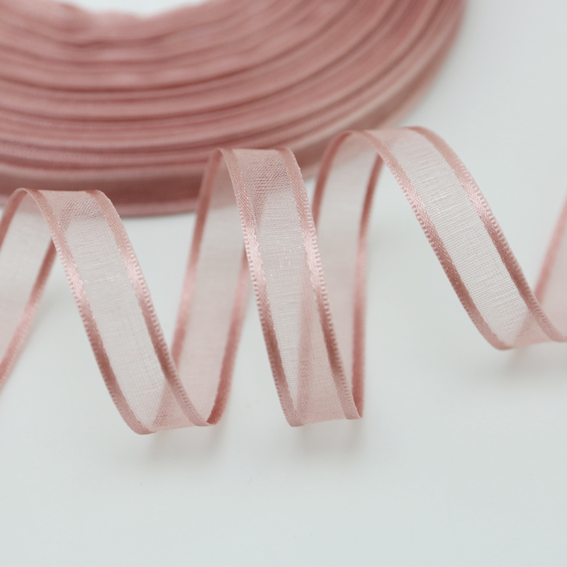 Ribbon Organza Roll - (50 ياردة/لفة) 3/8 ''(10 مللي متر)