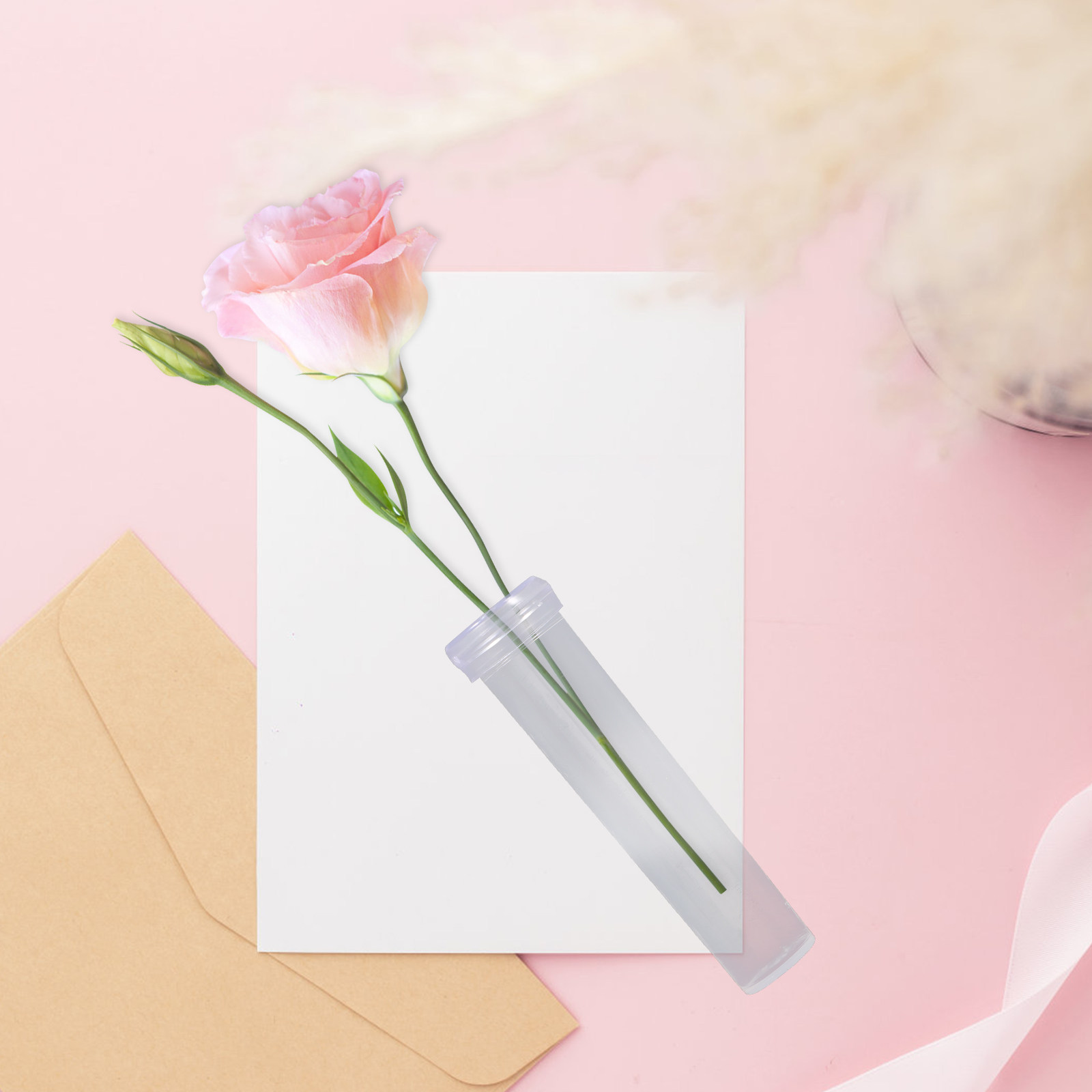 Easy Florist Supply - 100 قطعة من أنابيب الماء البلاستيكية