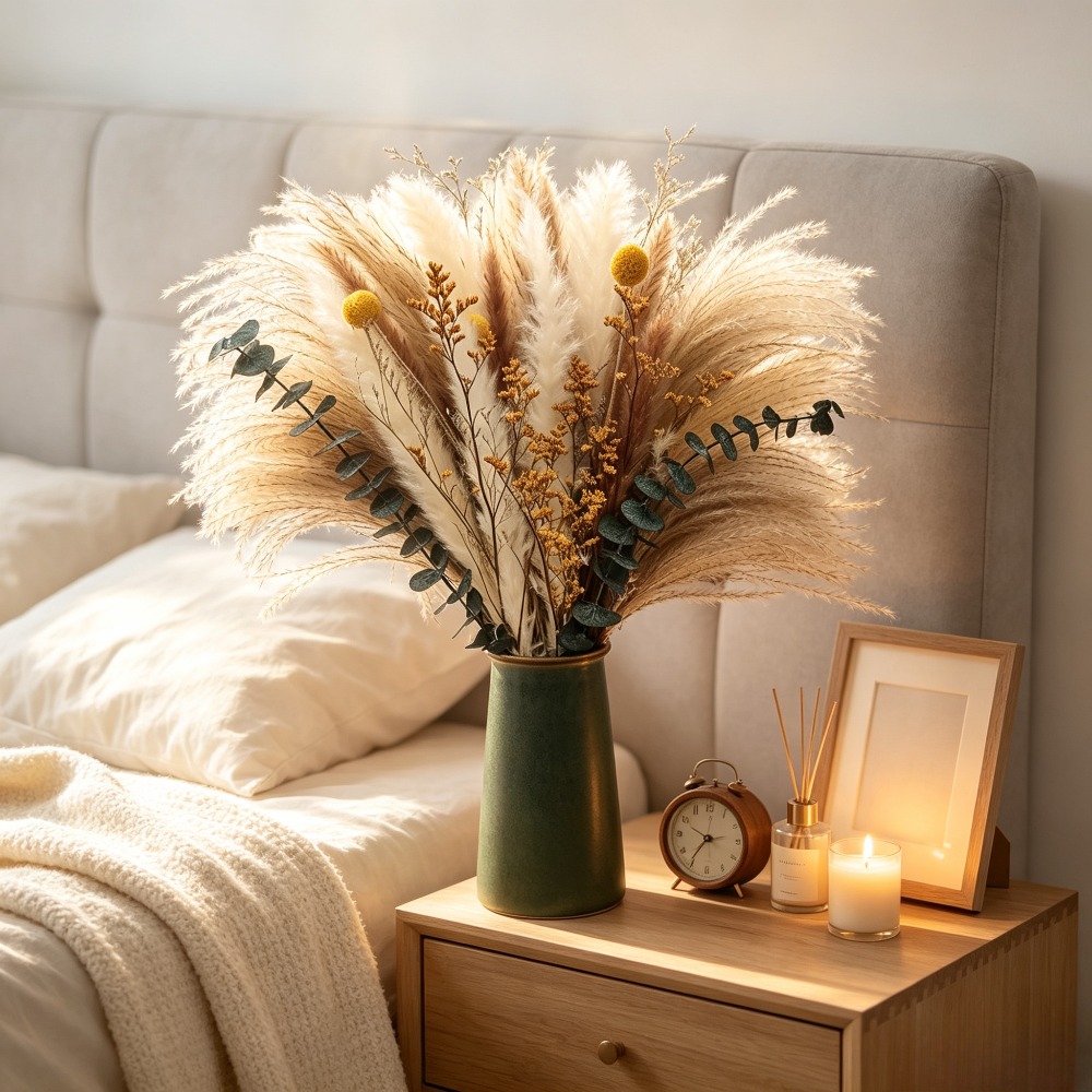 Dried Flower Bunch - باقة زهور مجففة، باقة زهور ريفية