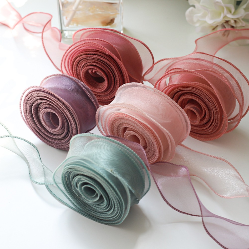 Ribbon Organza Roll - لفة شريط من الساتان لباقة الزهور