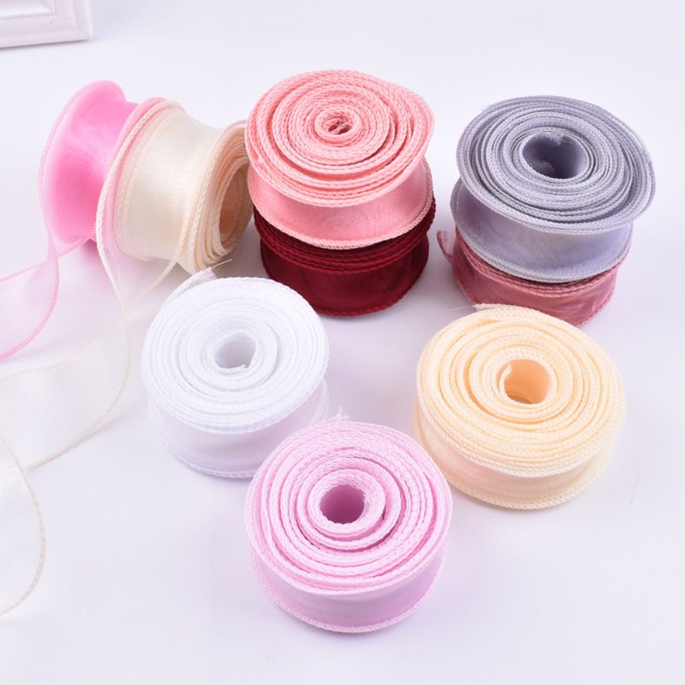 Ribbon Organza Roll - شريط ساتان بعرض 40 ملم وطول