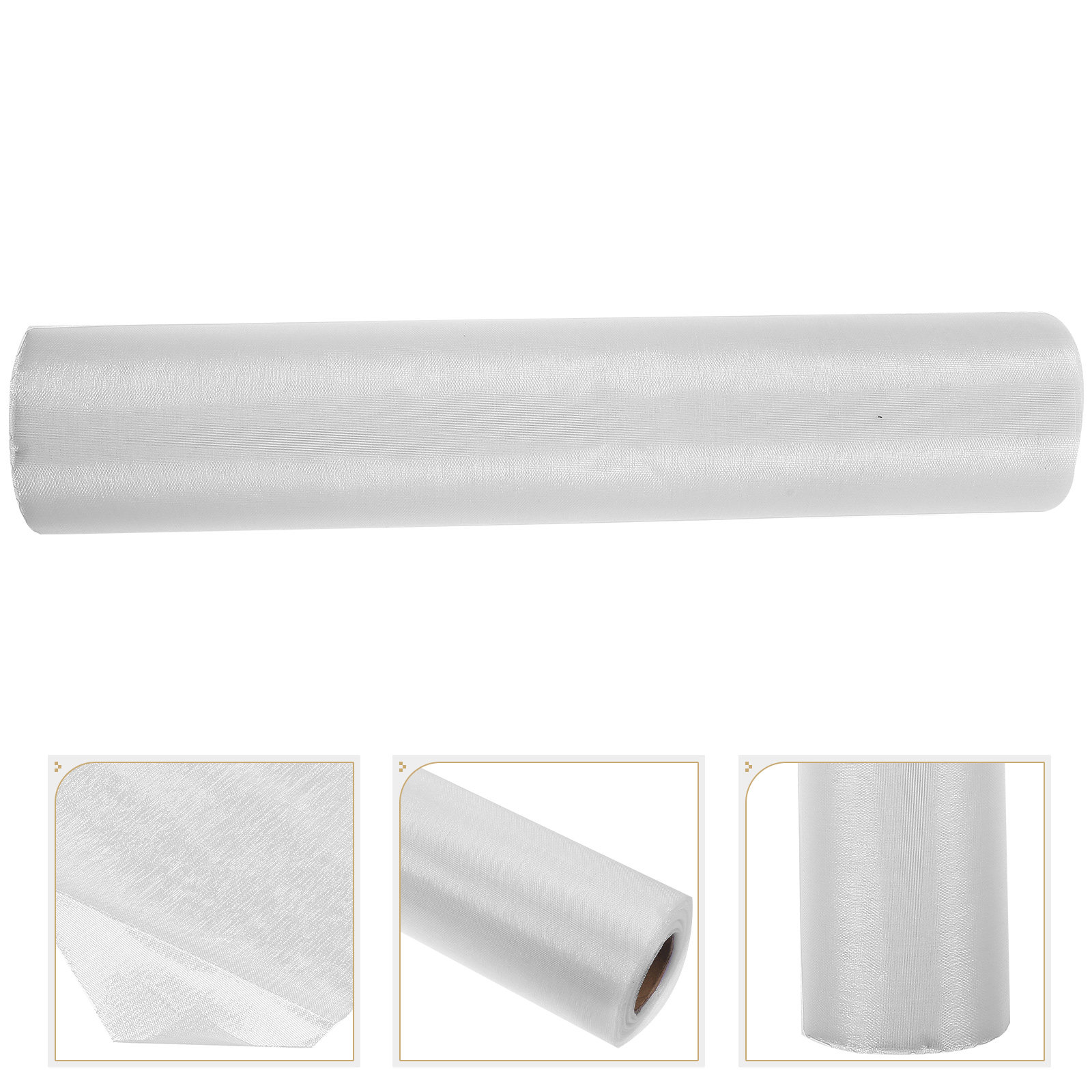 Ribbon Organza Roll - لفة واحدة من شريط الأورجانزا الشبكي،