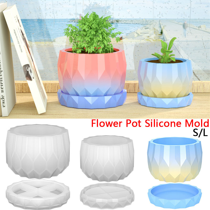 Florist Supply Vases - 1 مجموعة قوالب زارع السيليكون لوعاء