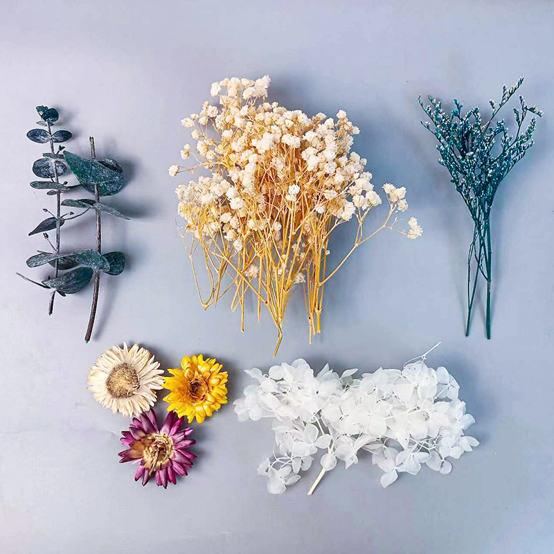 Dried Flower Bunch - 1 حزمة متعددة متنوعة الزهور المجففة