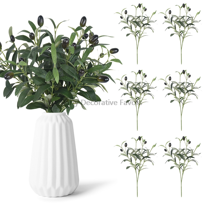 Florist Supply Vases - 1/3/5 قطعة نبات اصطناعي مع فاكهة