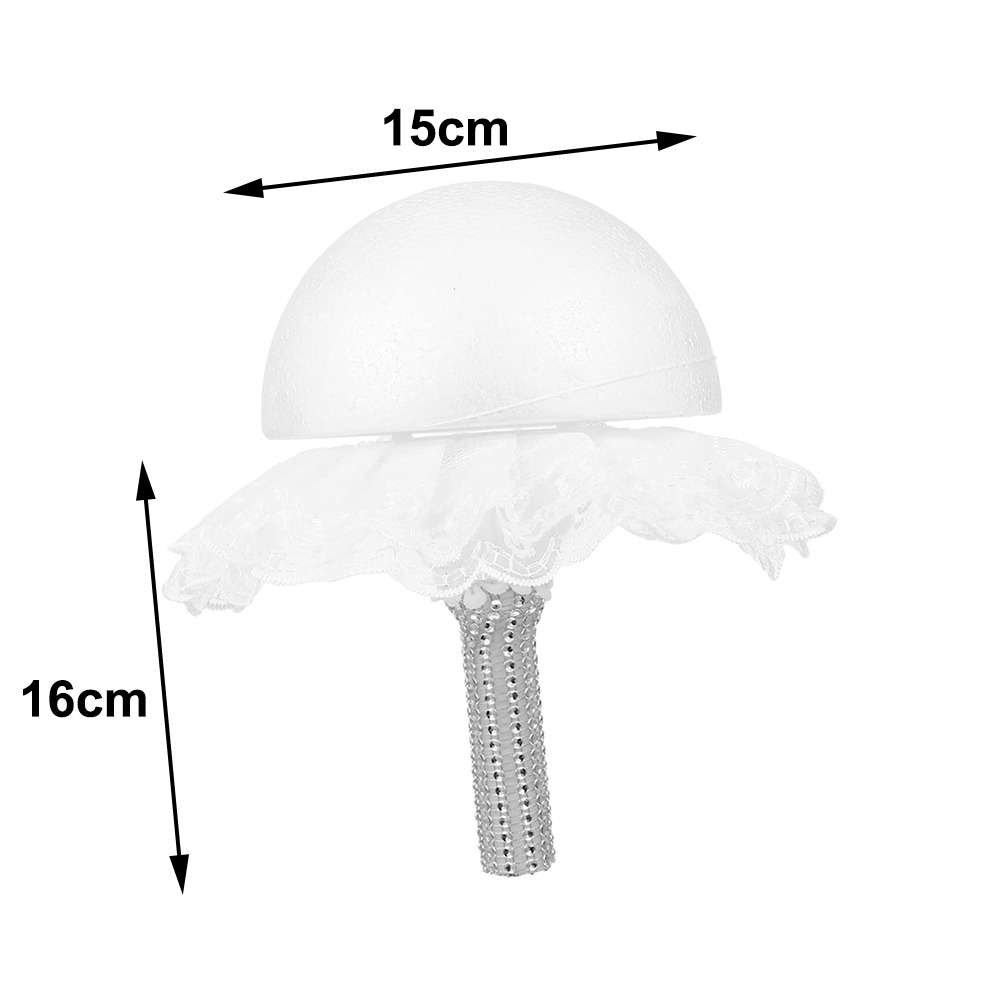 Bouquet Holder Foam - حامل باقة زهور من الفوم الأبيض