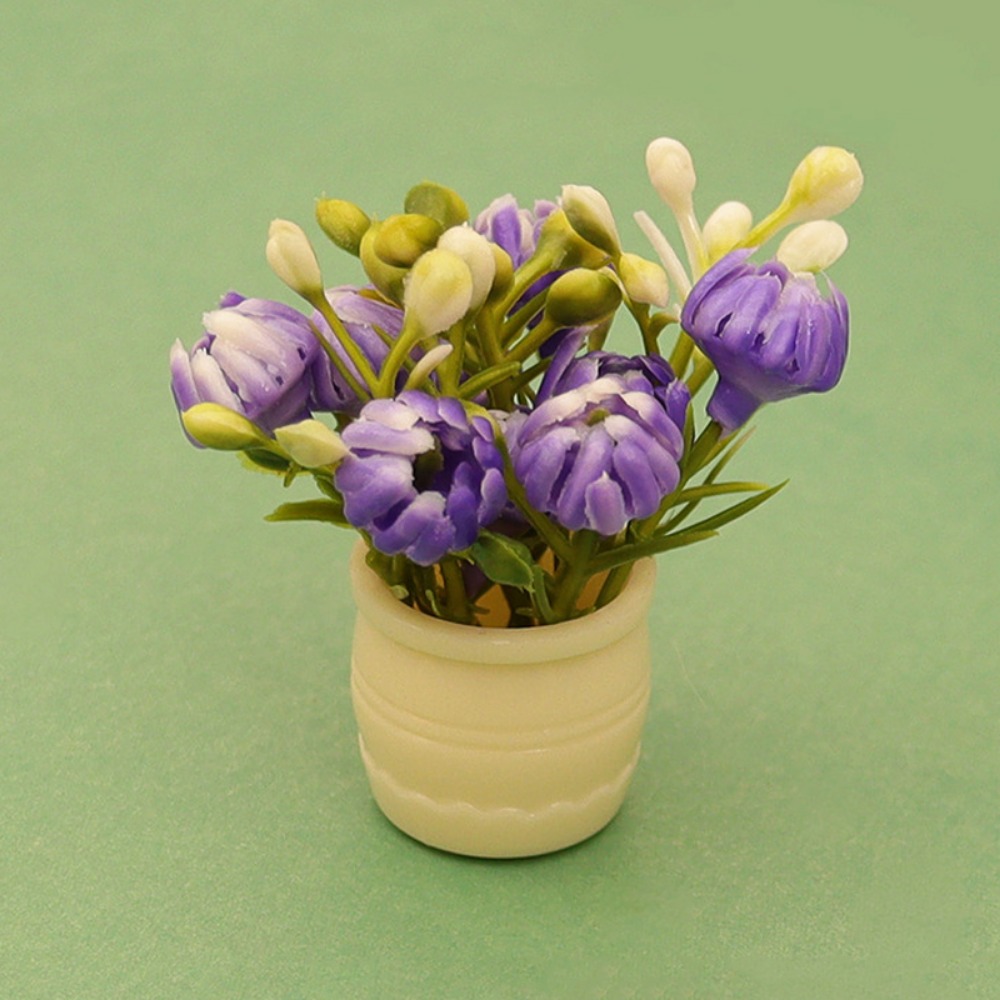 Florist Supply Vases - مزهرية مصغرة لبيت الدمى بمقياس 1:12،