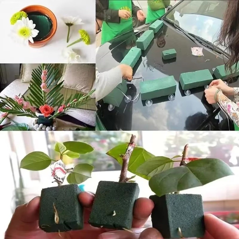 فوم ترتيب الزهور الأخضر على شك - مراجعة Bouquet Holder Foam وسعره