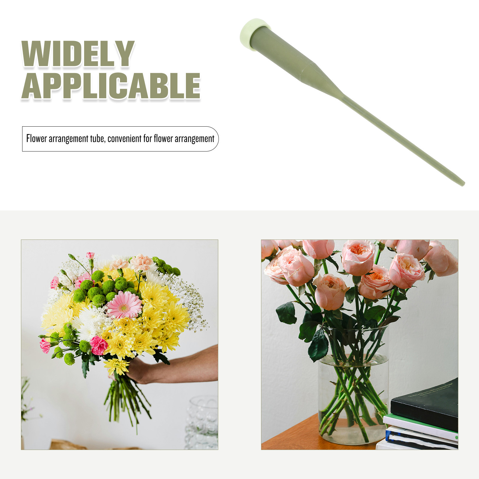 50 قطعة أنابيب زهرية خضراء بطو - مراجعة Easy Florist Supply وسعره