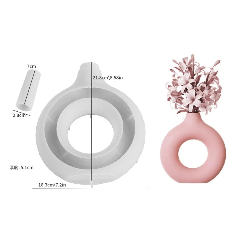 قالب سيليكون للمزهريات، قالب و - مراجعة Florist Supply Vases وسعره