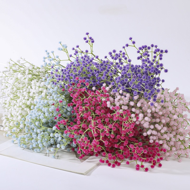 1/3 قطعة 90 رؤساء باقة الزهور  - مراجعة Dried Flower Bunch وسعره