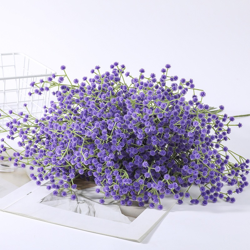 1/3 قطعة 90 رؤساء باقة الزهور  - مراجعة Dried Flower Bunch وسعره
