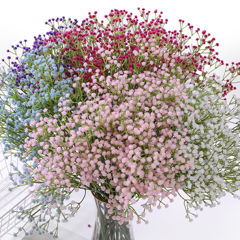 1/3 قطعة 90 رؤساء باقة الزهور  - مراجعة Dried Flower Bunch وسعره