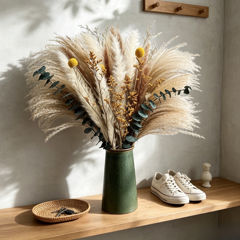 باقة زهور مجففة، باقة زهور ريف - مراجعة Dried Flower Bunch وسعره