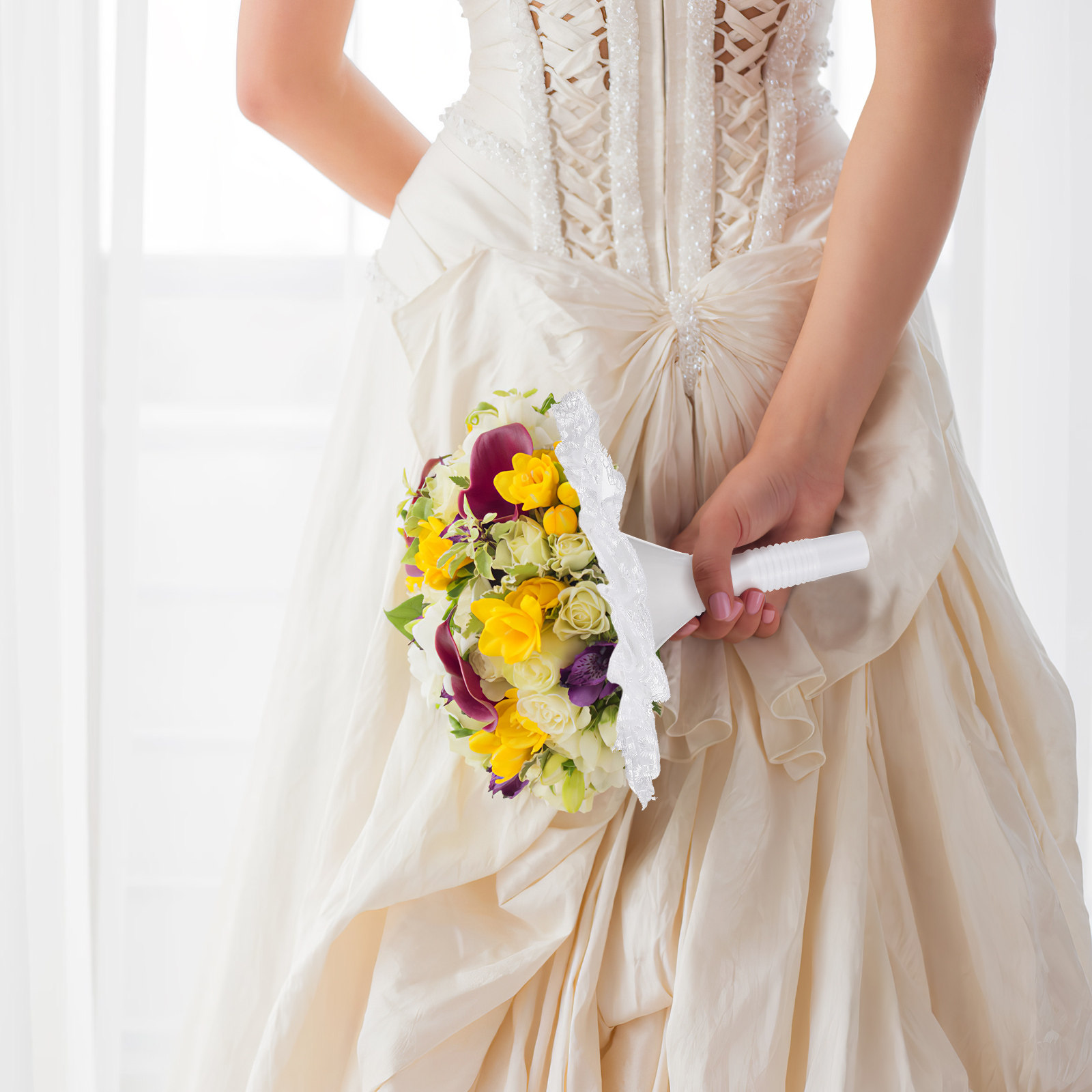 حامل باقة زهور للعروس من الفوم - مراجعة Bouquet Holder Foam وسعره