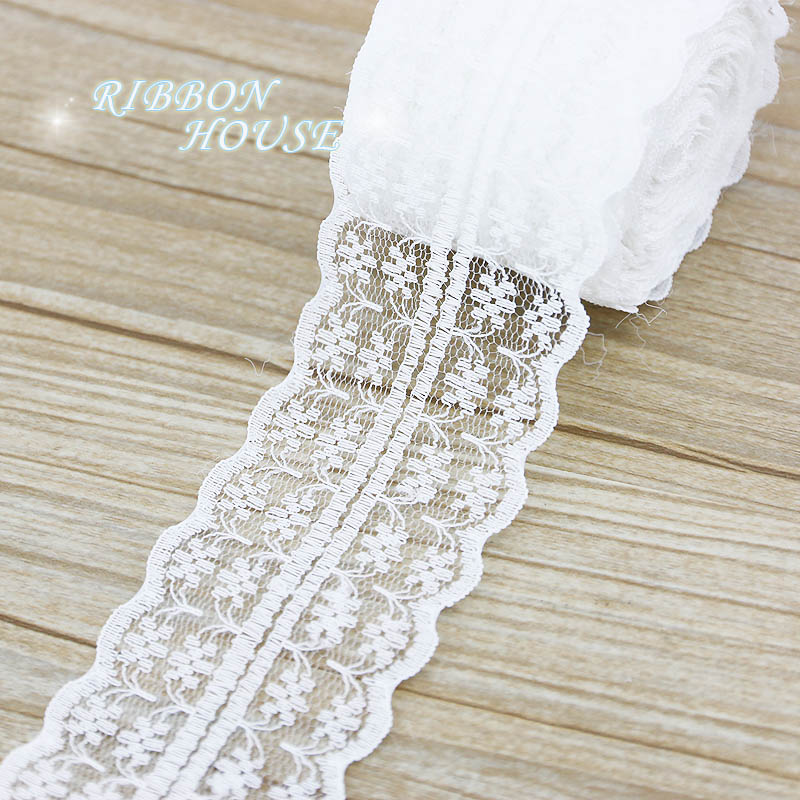 (5 ياردات/لفة) شريط دانتيل أبي - مراجعة Ribbon Organza Roll وسعره