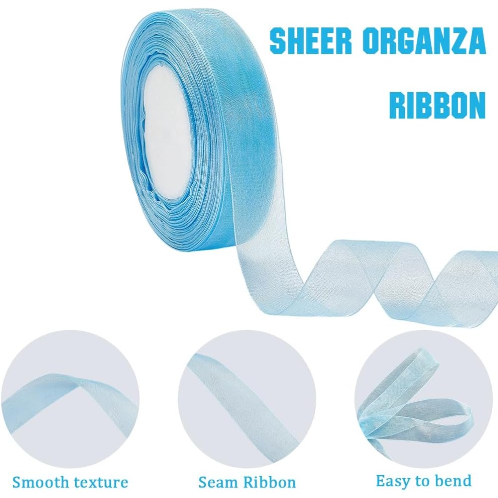 لفة واحدة من شريط الأورجانزا ا - مراجعة Ribbon Organza Roll وسعره