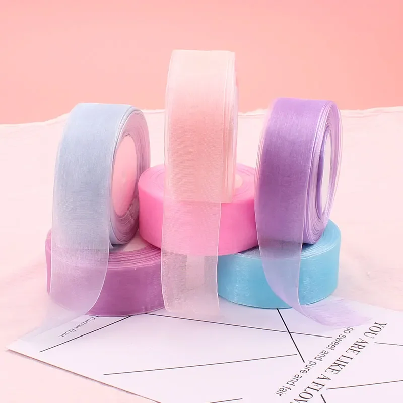 4 سنتيمتر الشيفون الأورجانزا ا - مراجعة Ribbon Organza Roll وسعره