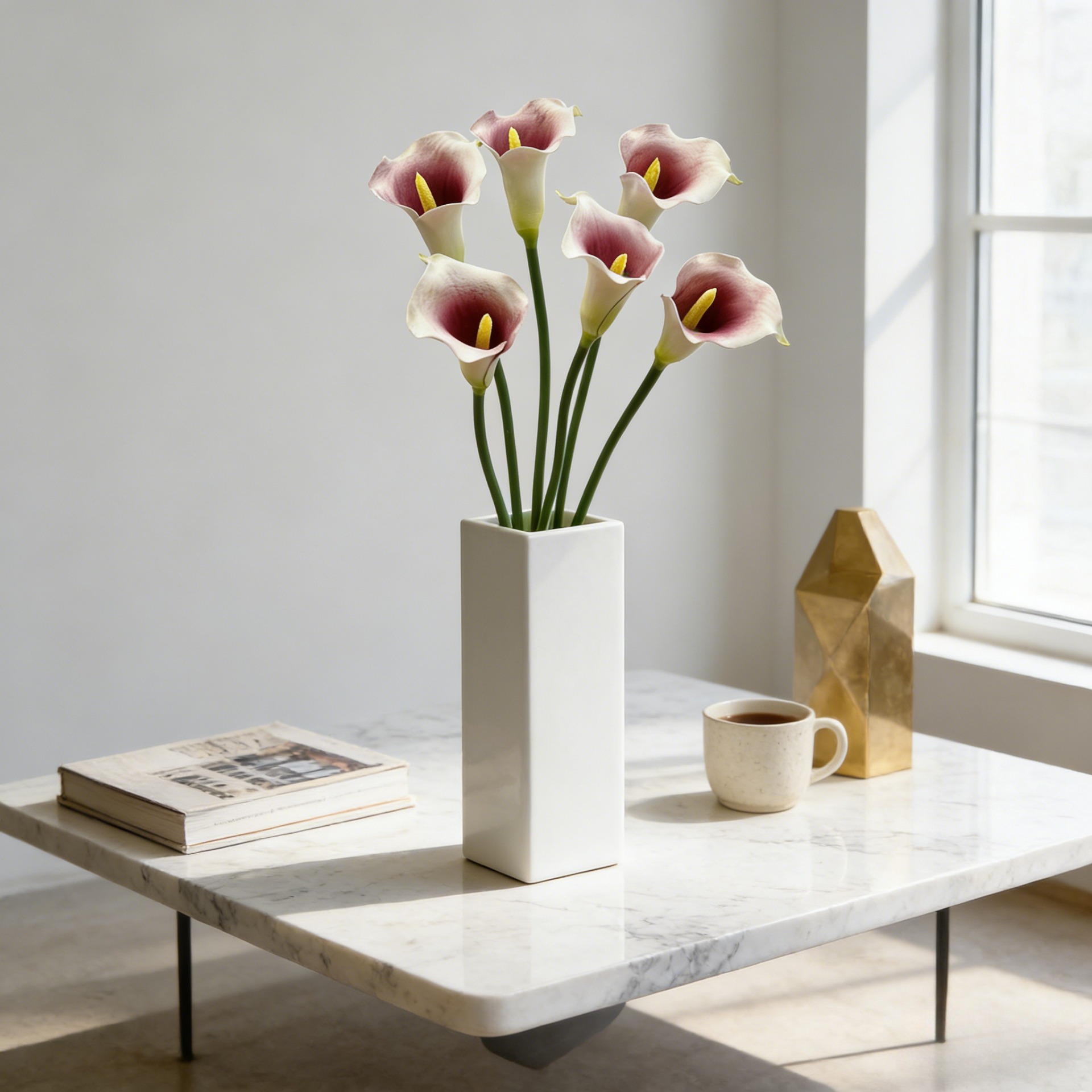 زهرة الكالا الاصطناعية بساق وا - مراجعة Florist Supply Bulk وسعره