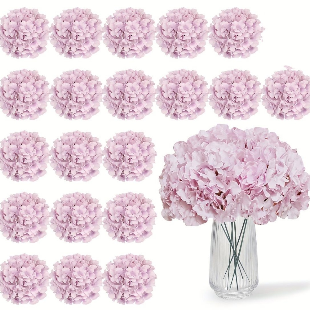 20 زهرة هيدرانجيا صناعية مع سي - مراجعة Florist Supply Bulk وسعره