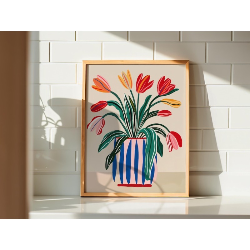 قطعتان من لوحات جدارية قماشية  - مراجعة Florist Supply Vases وسعره