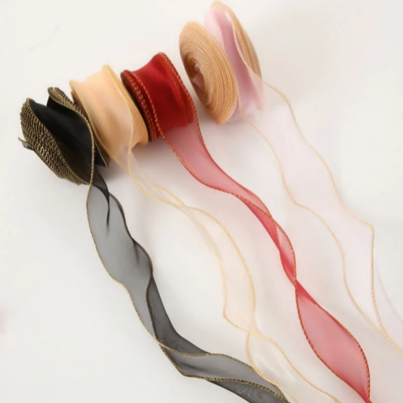 شريط أورجانزا بطول 10 ياردات/ل - مراجعة Ribbon Organza Roll وسعره