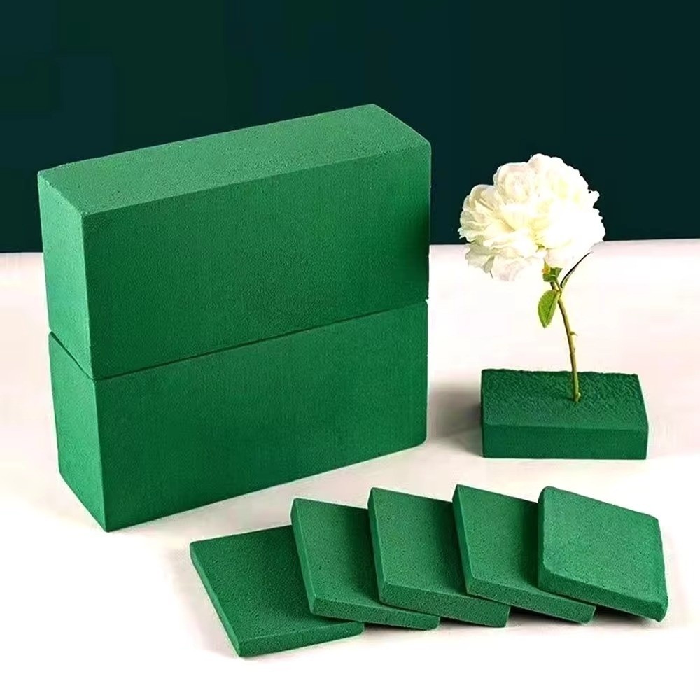 رغوة خضراء لتنسيق الزهور، ماصة - مراجعة Bouquet Holder Foam وسعره