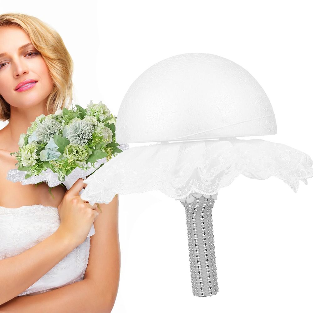 حامل باقة زهور من الفوم الأبيض - مراجعة Bouquet Holder Foam وسعره