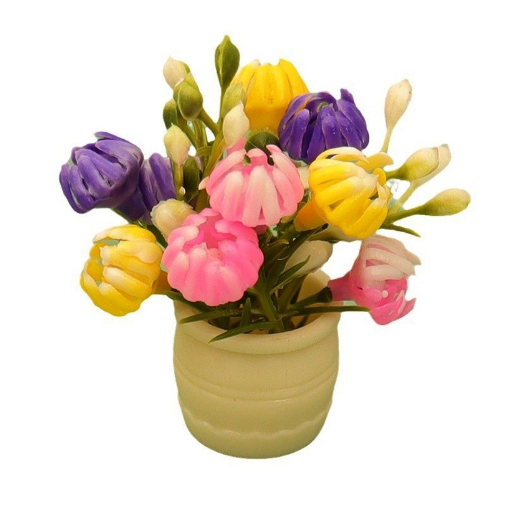 مزهرية مصغرة لبيت الدمى بمقياس - مراجعة Florist Supply Vases وسعره